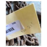 Heavy Duty Metal Chain approx 21 ft with Hooks