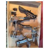 Assorted Hand Tools: Pliers, Wrenches, and Clamps