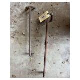 Lot of Two Fence Post Pullers