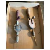Lot of Two Hand Crank Drills