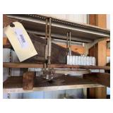 Adjustable Miter Box with Saw