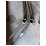 Lot of Metal Pipe Stands