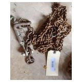 Rusty Tow Chain with Turnbuckle