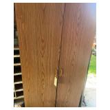 Cabinet (38" x 20" x 6 ft) with Assorted Contents