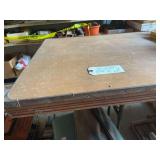 Monroe Pedestal Folding Table 10