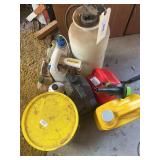 Mixed Lot of Fuel and Chemical Containers