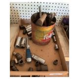 Mixed Lot of Tools, Sockets, and Hardware