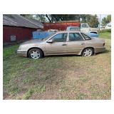 1991 Ford Taurus SHO Sedan for Parts or Restoration, VIN #1FACP54Y8MA156847