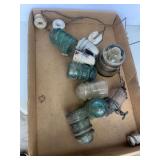 Mixed Lot of Glass and Ceramic Insulators