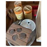 Vintage DURAFLEX Flash Holder and Film Canisters