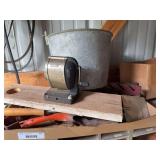 Mixed Lot of Tools and Metal Containers