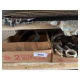 Box Lot of Assorted Plumbing and Roofing Supplies