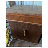Cabinet with Kenmore Sewing Machine