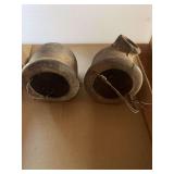 Lot of Three Cast Iron Electrical Elbows