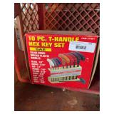 10-pc T-Handle Hex Key Set