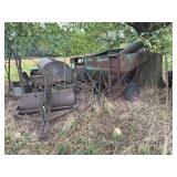 Oliver Feed Wagon w/Auger and Tumble Bug Dirt Mover