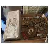 Box of Assorted Hardware and Metal Parts