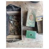 Assorted Metal Toolboxes and Hardware Lot