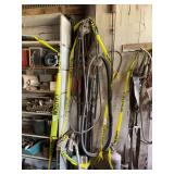 Assorted Belts, Pipes, and Various Metal Components