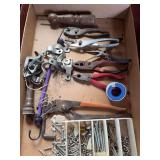 Mixed Lot of Tools, Hardware, and Fixtures