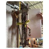 Hand Saw, Chain Hoists and Binder