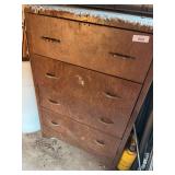 Dresser and Contents: Bulbs, Hardware, and Fixtures