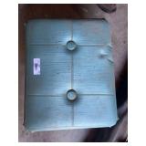 Upholstered Stool and Miscellaneous Bag