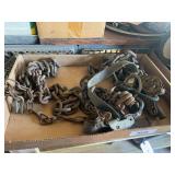 Assorted Chains and Ratchet Straps