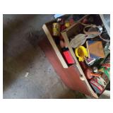Wooden Chest Filled with Toys and Collectibles