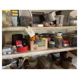 Mixed Assortment of Hardware Supplies: Nails, Staples, and More