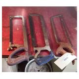 Group of 3 Hand Saws