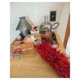 Candles, Home Decorations, Gone to Wal-Mart Sign, Chili Pepper Decoration