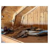 Garden hose, Gas Hose (Contents on north side of loft)