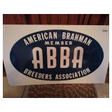 ABBA Association (American Brahman Breeders Association) Member Sign