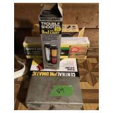 Assorted Tools: Central Pneumatic Nailer, Dremel, Brinkmann Light, and More