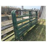 (4) Green Metal Livestock Panels (14 ft??)
