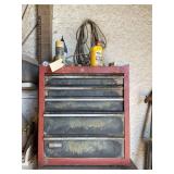 Red Craftsman Toolbox with Tools and Supplies