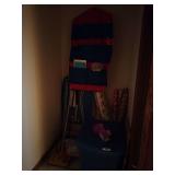 Wrapping Paper; Wrapping Paper Organizer; Tub of Gift Wrapping, Bags