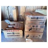 White Flyer Clay Pigeons (3) full boxes, (1) partial