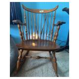 Wooden Windsor Rocking Chair