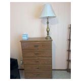 Dresser and lamp