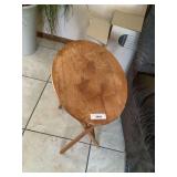 Oval Wooden TV Tray