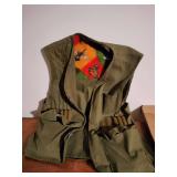 Hunting Vest with Shells and Decorative Liner - Size Large