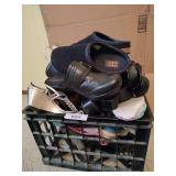 Milk Crate of Shoes Sizes 7-8