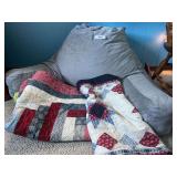 Handmade Quilts, Positioning Pillow
