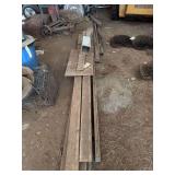 Mixed Lot of Metal and Wood Building Materials