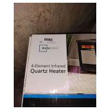 Mainstays 4-Element Infrared Quartz Heater