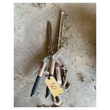 Lot of Wallace Garden Shears and Chain Hoist