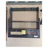 Wooden wall shelf, 26x7x27