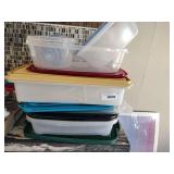 Tupperware and Plastic storage containers